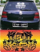 auto aufkleber bad boy sticker