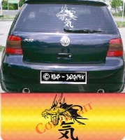 autoaufkleber cardecals tuning drache