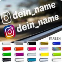 instagram aufkleber mit namen