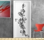 wandaufkleber wandsticker wanddeko wand deko blumenranke tür aufkleber wandtattoo