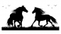 wand tattoo wandaufkleber wandsticker schöne pferd reiten wandtattoos
