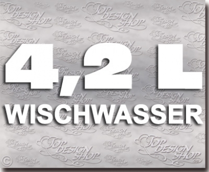 4,2l Wischwasser Sticker