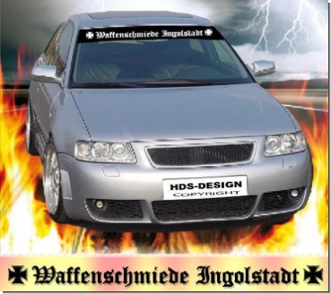 tuning szene auto aufkleber fun waffenschmiede