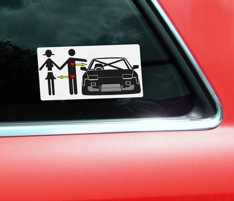 Aufkleber/Sticker Fii zu Laut Japan Tuning Car Auto Fun Humor 15x2cm A3294