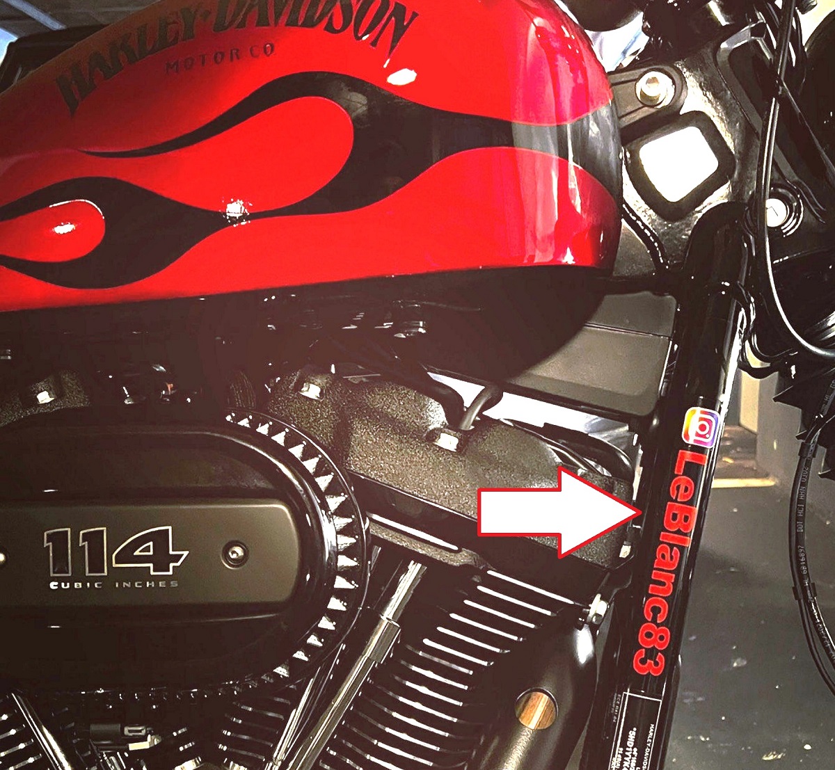 Instagram Aufkleber für Auto Motorrad Namen selbst gestalten Oilslick