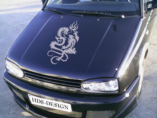 aufkleber autoaufkleber auto tiger drachen drache dragon aufkleber