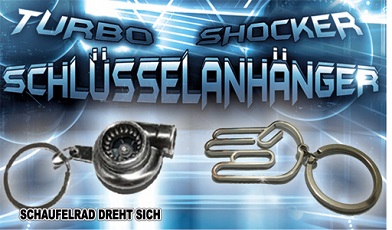 Shocker Tuning Turbo Schlüsselanhänger und Tuning Baum Auto Duft