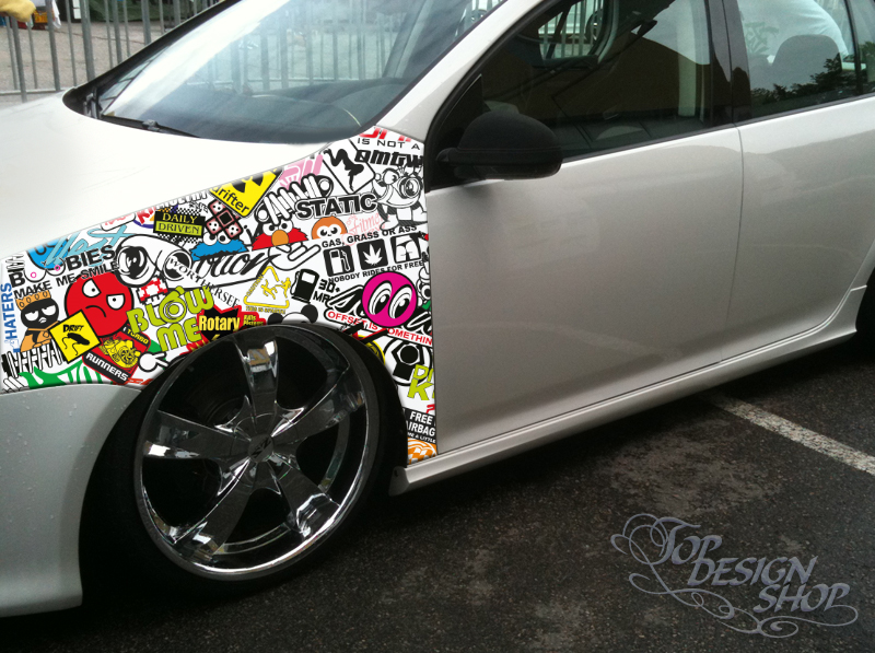 Sticker Bomb Folien Und Stickerbomb Aufkleber Shop Car Wrapping 3d