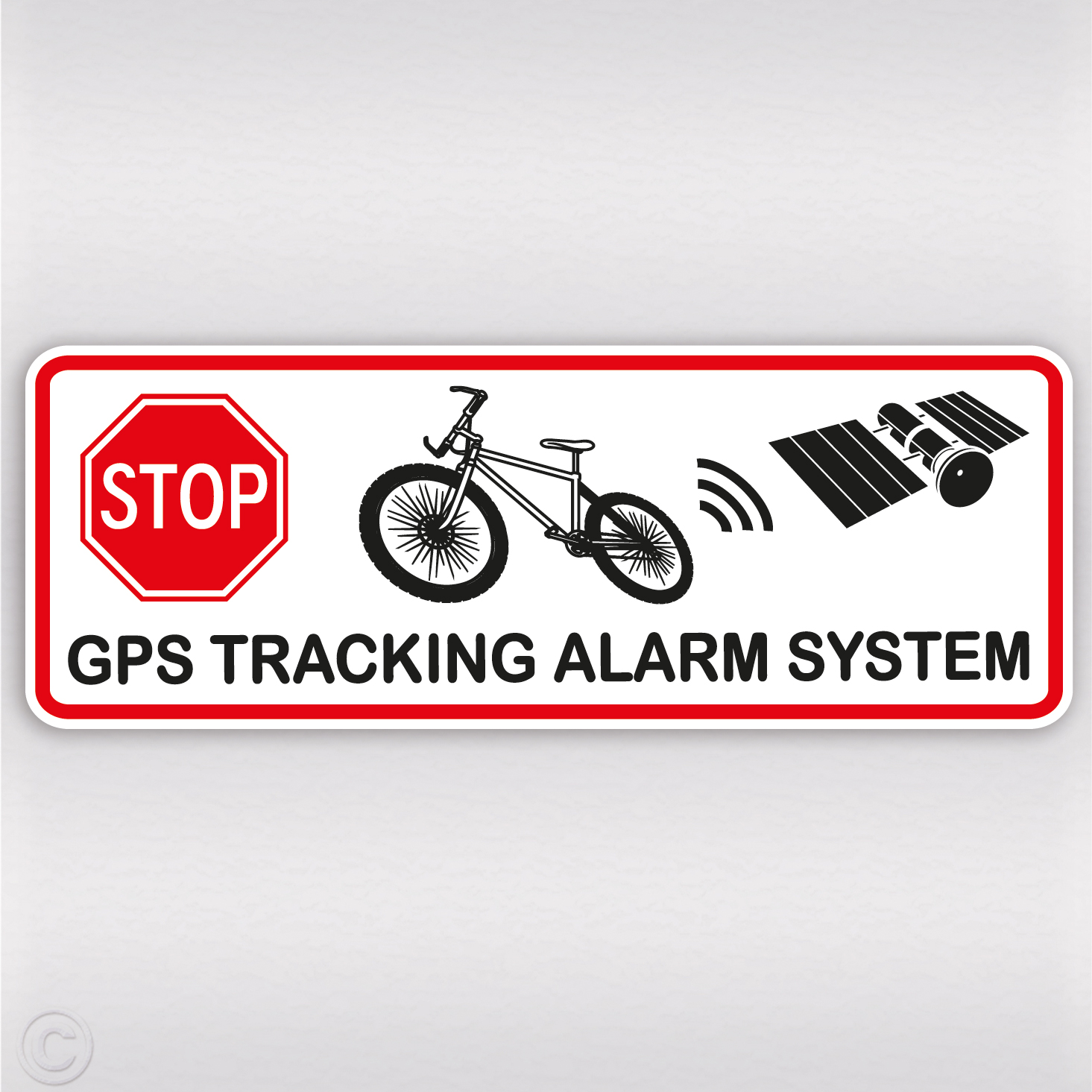 Gps Aufkleber Fahrrad Diebstahlschutz - Tracking Alarm System Sticker kaufen