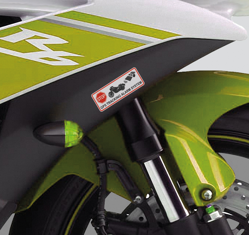 Motorrad Diebstahlschutz Gps Aufkleber - Tracking Alarm System Sticker