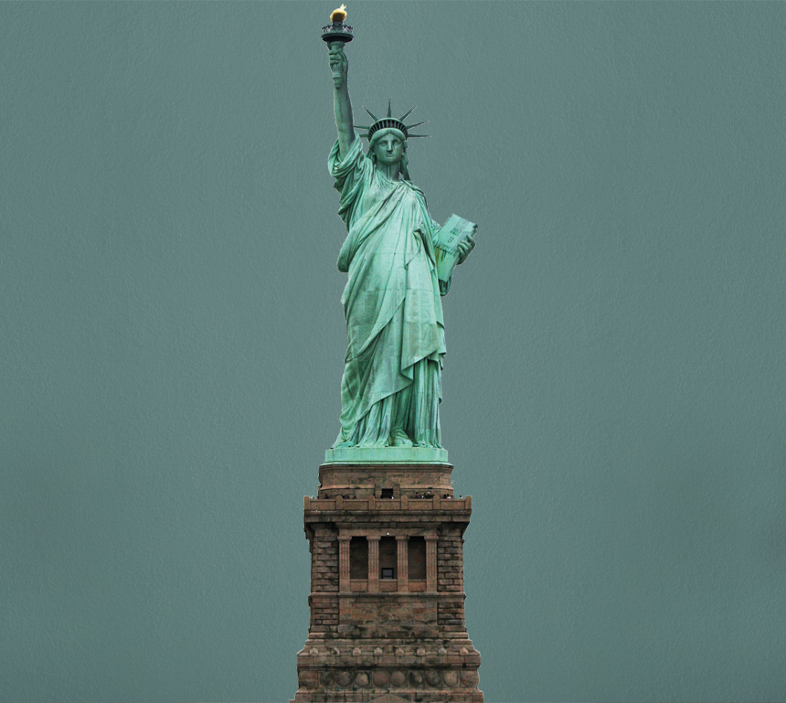 NY Freiheitsstatue Wandtattoo Liberty Deko Wandsticker New York Wandtattoos NEU 