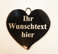 Wunsch text anhnger graviert