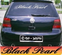 auto aufkleber black pearl