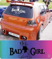 auto aufkleber carsticker bad girl