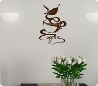 wandtattoo kchen kaffee wand aufkleber wandtattoos