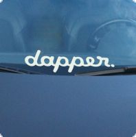 sticker dapper frontscheibe