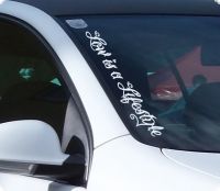 Namensaufkleber fürs Auto - Deutschland Flaggen Aufkleber Fahrer, Beifahrer  & Sticker - 2 Stück Set