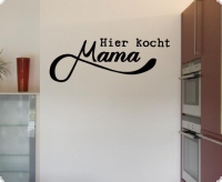 wandsticker design wandtattoo kche kocht mama wandaufkleber