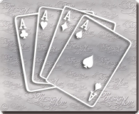 tuningsticker poker karten asse