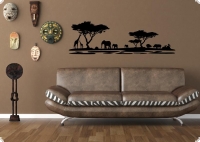 afrika landschaft wandsticker