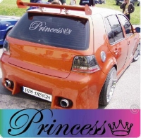 auto aufkleber prinzessin