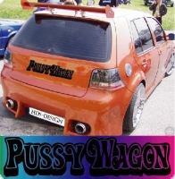 pussywagon auto aufkleber