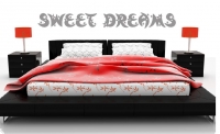 wandtattoo wand aufkleber sweet dreams schlafzimmer wandtattoos