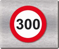 tempo 300 km/h sticker