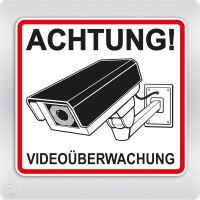 Aufkleber Videoberwachung