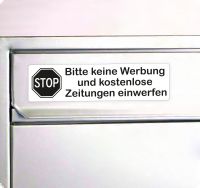 keine werbung aufkleber