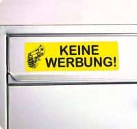 keine werbung sticker spass pistole