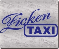 Zickentaxi Aufkleber Heckscheibe Sticker lustige Autoaufkleber